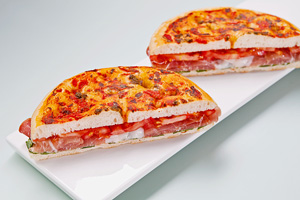 Pizzaviertel Margherita